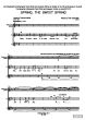 Esenvalds Spring, the Sweet Spring (SSS soli and SSSAAA) (Choralscore)