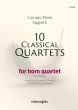 Saglietti 10 Classical Quartets 4 Horns (Score/Parts)