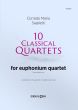 Saglietti 10 Classical Quartets for 4 Euphoniums (Score/Parts)