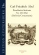 Abel Preußische Sinfonie Nr. 4 D-Dur Klavierauszug (Sinfonia Concertante) (Klavierauszug: Dankwart von Zadow)