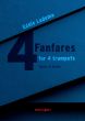 Ludema 4 Fanfares for 4 Trumpets (Score and Parts) (Level: intermediate)