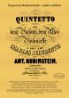 Rubinstein Quintett F-Dur Op.59 Streichquintett (2 Vi, 2 Va und Vc) Partitur und Stimmen