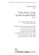 Olive 3 Flower Songs by New England Poets (2011) 4-5 Part Mixed Choir (Easy to Medium)