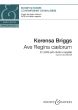 Briggs Ave Regina caelorum SATB with divisi a cappella