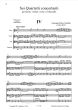 Cambini 6 Quartetti Concertanti Vol.2 (No.4-6) for Flute, Violin, Viola and Violoncello Score and Parts (Edited by Claudio Paradiso)