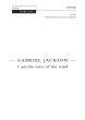 Jackson I am the Voice of the Wind for SATB (divisi) Unaccompanied