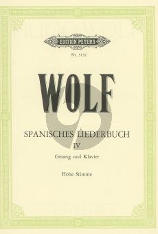 wolf Spanisches Liederbuch vol.4