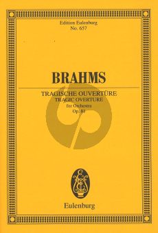 Brahms Tragische Ouverture Op.81 Taschenpartitur