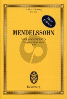 Mendelssohn Concerto e-minor Op. 64 Violin and Orchestra (Study Score) (edited by Richard Clarke)