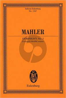 Mahler Symphony No.3 d-minor Study Score