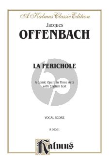 Offenbach La Perichole Vocal Score