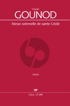 Gounod Messe solennelle de sainte Cécile CG 56 Soli-Chor-Orchester Partitur (Frank Höndgen)