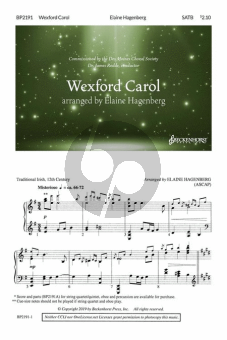 Traditional Wexford Carol SATB (Arranged by Elaine Hagensberg)