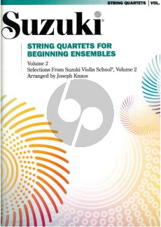 Suzuki String Quartets for Beginning Ensembles