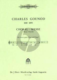 Gounod Messe Chorale SATB und Orgel Orgelpartitur