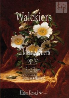 12 kleine Duette Op. 55 Vol. 2 No. 4 - 6 2 Fl0ten