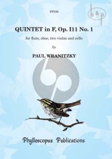 Quintet F-Major Op.3 No.1 (Fl.-Ob.- 2 Va.-Vc.)