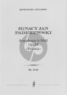 Paderewski Symphony in B minor, Op. 24 ‘Polonia’ Score