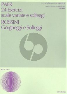 24 Esercizi Scale Variate e Solfeggi and Gorgheggi e Solfeggi