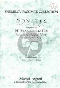 8 Sonates Livre 1 (Violin-Bc) (2 Scores)