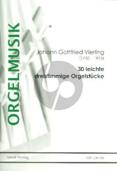 Vierling 30 leichte dreistimmige Orgelstücke