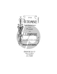 Chaminade Automne Op.35 Grand Etude de Concert No.2 pour Piano Seul