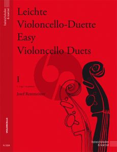 Rentmeister Leichte Violoncello Duette Vol.1 fur 2 Violoncellos im 1. Lage Spielpartitur