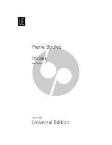 Boulez Incises Piano solo (Version 2001)