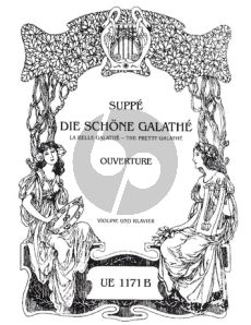 Suppe Ouvertüre zu Schöne Galathee Violine und Klavier