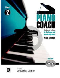 Piano Coach Vol.2 (Schule fur Anfanger und Wiedereinsteiger) (Bk- 2 CD's)