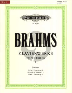 Brahms Klavierwerke Vol.1 Urtext Edition Carl Seemann / Kurt Stephenson