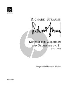 Strauss Konzert Es-dur Op.11 Horn und Orchester (Klavierauszug)