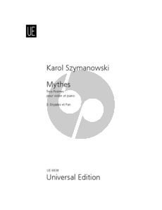 Szymanowski Mythes Op.30 No.3 Dryades et Pan Violin and Piano