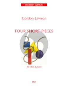 Lawson 4 Short Pieces Oboe and Piano