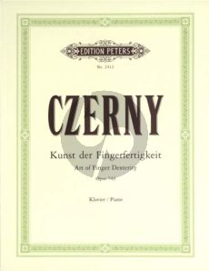 Czerny Kunst der Fingerfertigkeit Op.740 Piano