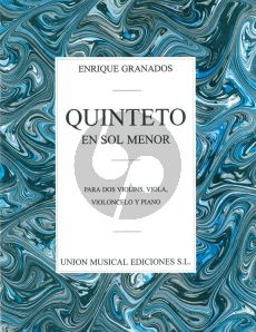 Granados Quintetto G-major 2 Vi.-Va.-Vc.-Piano (Score/Parts)