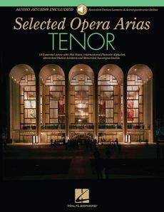 Selected Opera Arias for Tenor