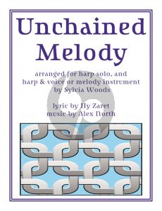 Unchained Melody Harp with Voice or Melody Instrument (arr. Sylvia Woods)