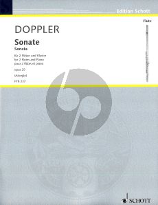 Doppler Sonate Opus 25 2 flutes and piano