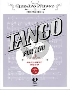 Album Tango for Two Clarinet Solo with Playalong CD (Quadro Nuevo / Chris Gall)