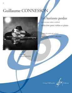 Connesson Les Horizons perdus Violin and Orchestra (piano reduction)