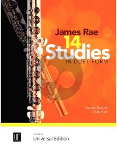 James Rae 14 Studies in Duet Form for Solo Flute or Flute Duet