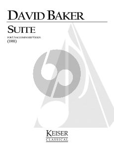 Baker Suite for Violin solo (1981)