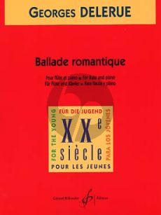 Delerue Ballade Romantique pour Flute et Piano