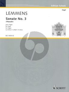 Lemmens Sonate No.3 'Pascale' Orgel