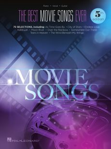 The Best Movie Songs Ever Piano-Vocal-Guitar (5th. edition)