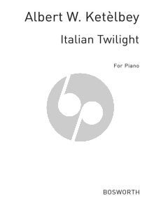 Ketelby Italian Twilight for Piano solo