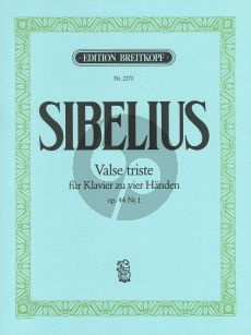 Sibelius Valse Triste Op.44 Nr.1 for Piano 4 Hands (arr. Otto Taubmann)