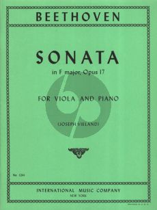 Beethoven Sonata F-major Op. 17 for Viola and Piano (transcr. by Joseph Vieland)