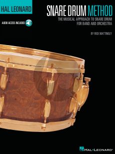 Mattingly Hal Leonard Snare Drum Method (Book with Audio online)